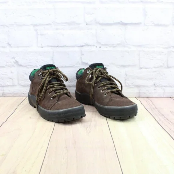 Sebago Brown Leather Waterproof Outdoor Work Hike Tie Boots Size 8.5 M - Picture 3 of 9